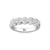 Sugarock Classic Diamond Bands 18K White Gold Anniversary Band DEF VVS-VS
