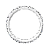 Sugarock Micropave 18K White Gold Wedding Band DEF VVS-VS
