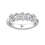 Sugarock Classic Diamond Bands 18K White Gold Anniversary Band DEF VVS-VS
