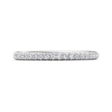 Sugarock Micropave 18K White Gold Wedding Band DEF VVS-VS