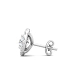 Sugarock Classic Diamond Earrings 18K White Gold Earring DEF VVS-VS