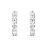 Sugarock Classic Diamond Earrings 18K White Gold Earring DEF VVS-VS