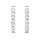 Sugarock Classic Diamond Earrings 18K White Gold Earring DEF VVS-VS