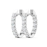 Sugarock Classic Diamond Earrings 18K White Gold Earring DEF VVS-VS