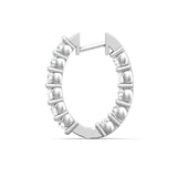 Sugarock Classic Diamond Earrings 18K White Gold Earring DEF VVS-VS