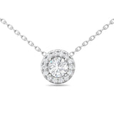 Sugarock Classic Diamond Pendant 18K White Gold Pendant DEF VVS-VS
