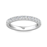 Sugarock Micropave 18K White Gold Wedding Band DEF VVS-VS