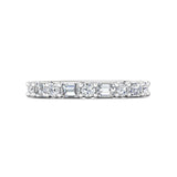 Sugarock Classic Diamond Bands 18K White Gold Anniversary Band DEF VVS-VS