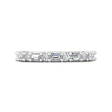Sugarock Classic Diamond Bands 18K White Gold Anniversary Band DEF VVS-VS