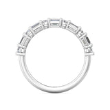 Sugarock Classic Diamond Bands 18K White Gold Anniversary Band DEF VVS-VS