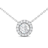 Sugarock Classic Diamond Pendant 18K White Gold Pendant DEF VVS-VS