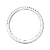 Sugarock Micropave 18K White Gold Wedding Band DEF VVS-VS
