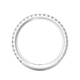 Sugarock Micropave 18K White Gold Wedding Band DEF VVS-VS
