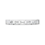 Sugarock Classic Diamond Bands 18K White Gold Anniversary Band DEF VVS-VS