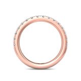 Sugarock Micropave 18K Rose Gold Wedding Band DEF VVS-VS