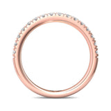Sugarock Micropave 18K Rose Gold Wedding Band DEF VVS-VS