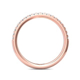 Sugarock Micropave 18K Rose Gold Wedding Band DEF VVS-VS