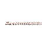 Sugarock Classic Diamond Bracelets 18K Rose Gold Bracelet DEF VVS-VS