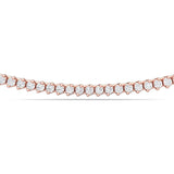Sugarock Classic Diamond Necklace 18K Rose Gold Necklace DEF VVS-VS