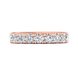 Sugarock Micropave 18K Rose Gold Wedding Band DEF VVS-VS