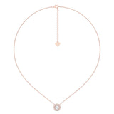 Sugarock Classic Diamond Pendant 18K Rose Gold Pendant DEF VVS-VS