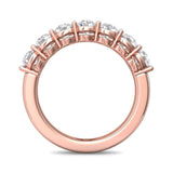 Sugarock Classic Diamond Bands 14K Rose Gold Anniversary Band DEF VVS-VS