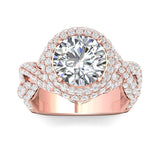 Sugarock Encore 14K Rose Gold Engagement Ring DEF VVS-VS