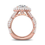 Sugarock Encore 14K Rose Gold Engagement Ring DEF VVS-VS