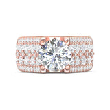 Sugarock Encore 14K Rose Gold Engagement Ring DEF VVS-VS
