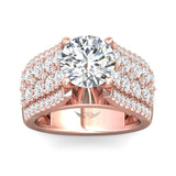 Sugarock Encore 14K Rose Gold Engagement Ring DEF VVS-VS