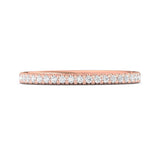 Sugarock Micropave 14K Rose Gold Wedding Band DEF VVS-VS