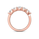 Sugarock Classic Diamond Bands 14K Rose Gold Anniversary Band DEF VVS-VS