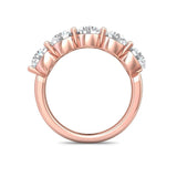 Sugarock Classic Diamond Bands 14K Rose Gold Anniversary Band DEF VVS-VS