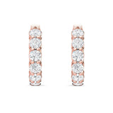 Sugarock Classic Diamond Earrings 14K Rose Gold Earring DEF VVS-VS