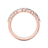 Sugarock Classic Diamond Bands 14K Rose Gold Anniversary Band DEF VVS-VS