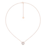 Sugarock Classic Diamond Pendant 14K Rose Gold Pendant DEF VVS-VS