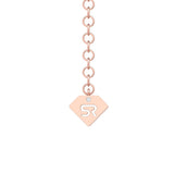 Sugarock Classic Diamond Pendant 14K Rose Gold Pendant DEF VVS-VS