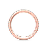 Sugarock Micropave 14K Rose Gold Wedding Band DEF VVS-VS