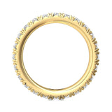 Sugarock Micropave 18K Yellow Gold Wedding Band DEF VVS-VS