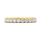 Sugarock Micropave 18K Yellow Gold Wedding Band DEF VVS-VS