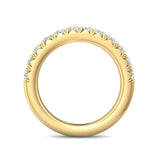 Sugarock Micropave 18K Yellow Gold Wedding Band DEF VVS-VS