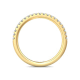 Sugarock Micropave 18K Yellow Gold Wedding Band DEF VVS-VS