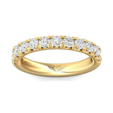 Sugarock Micropave 18K Yellow Gold Wedding Band DEF VVS-VS