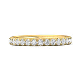 Sugarock Micropave 18K Yellow Gold Wedding Band DEF VVS-VS