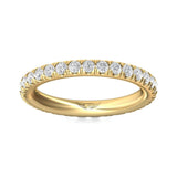Sugarock Micropave 18K Yellow Gold Wedding Band DEF VVS-VS