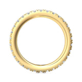 Sugarock Micropave 18K Yellow Gold Wedding Band DEF VVS-VS
