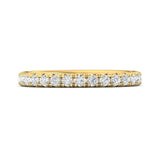 Sugarock Micropave 18K Yellow Gold Wedding Band DEF VVS-VS