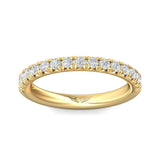 Sugarock Micropave 18K Yellow Gold Wedding Band DEF VVS-VS