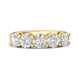 Sugarock Classic Diamond Bands 18K Yellow Gold Anniversary Band DEF VVS-VS