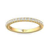 Sugarock Micropave 18K Yellow Gold Wedding Band DEF VVS-VS